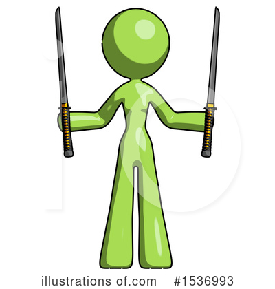 Royalty-Free (RF) Green Design Mascot Clipart Illustration by Leo Blanchette - Stock Sample #1536993
