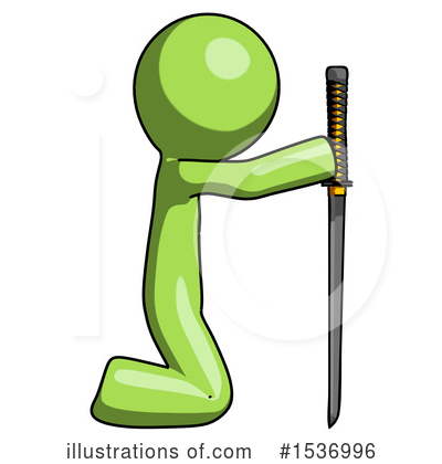 Royalty-Free (RF) Green Design Mascot Clipart Illustration by Leo Blanchette - Stock Sample #1536996