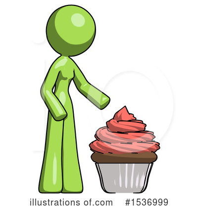 Royalty-Free (RF) Green Design Mascot Clipart Illustration by Leo Blanchette - Stock Sample #1536999