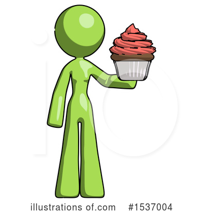 Royalty-Free (RF) Green Design Mascot Clipart Illustration by Leo Blanchette - Stock Sample #1537004