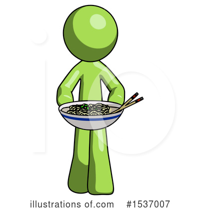 Royalty-Free (RF) Green Design Mascot Clipart Illustration by Leo Blanchette - Stock Sample #1537007