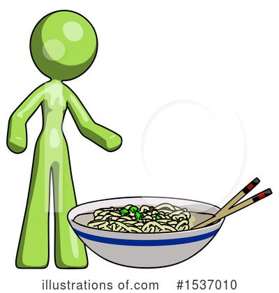Royalty-Free (RF) Green Design Mascot Clipart Illustration by Leo Blanchette - Stock Sample #1537010