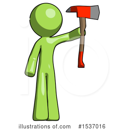 Royalty-Free (RF) Green Design Mascot Clipart Illustration by Leo Blanchette - Stock Sample #1537016