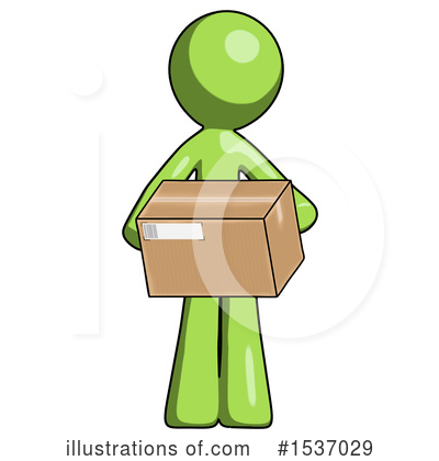 Royalty-Free (RF) Green Design Mascot Clipart Illustration by Leo Blanchette - Stock Sample #1537029
