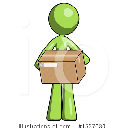 Royalty-Free (RF) Green Design Mascot Clipart Illustration by Leo Blanchette - Stock Sample #1537030