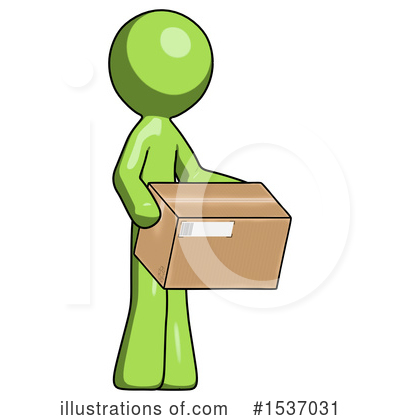 Royalty-Free (RF) Green Design Mascot Clipart Illustration by Leo Blanchette - Stock Sample #1537031