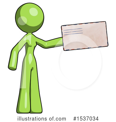 Royalty-Free (RF) Green Design Mascot Clipart Illustration by Leo Blanchette - Stock Sample #1537034