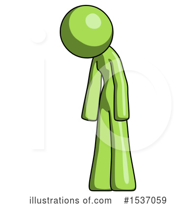 Royalty-Free (RF) Green Design Mascot Clipart Illustration by Leo Blanchette - Stock Sample #1537059
