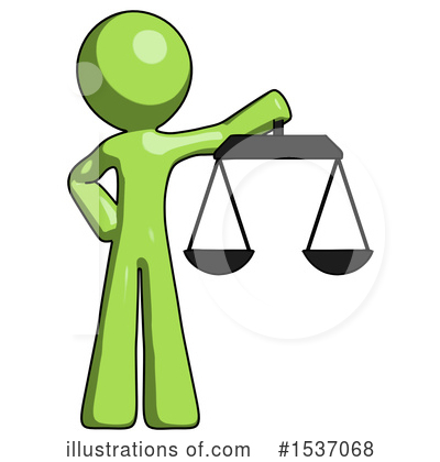 Royalty-Free (RF) Green Design Mascot Clipart Illustration by Leo Blanchette - Stock Sample #1537068