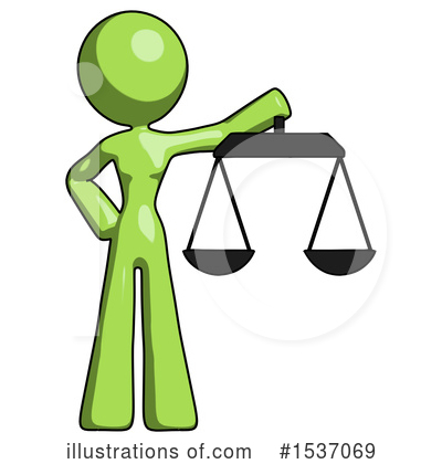 Royalty-Free (RF) Green Design Mascot Clipart Illustration by Leo Blanchette - Stock Sample #1537069
