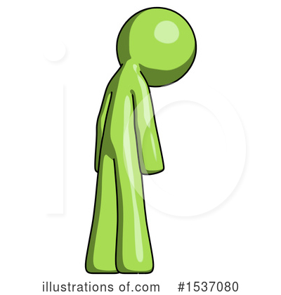 Royalty-Free (RF) Green Design Mascot Clipart Illustration by Leo Blanchette - Stock Sample #1537080
