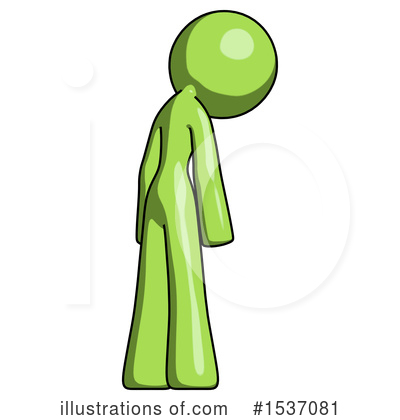 Royalty-Free (RF) Green Design Mascot Clipart Illustration by Leo Blanchette - Stock Sample #1537081