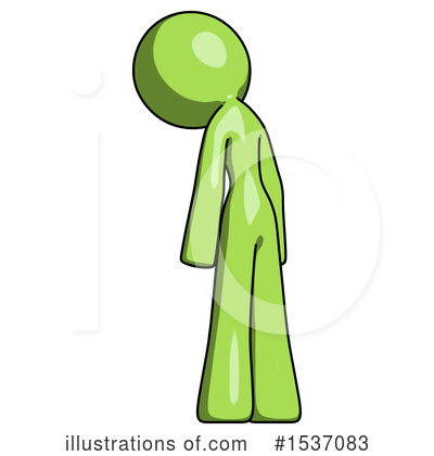 Royalty-Free (RF) Green Design Mascot Clipart Illustration by Leo Blanchette - Stock Sample #1537083