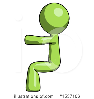 Royalty-Free (RF) Green Design Mascot Clipart Illustration by Leo Blanchette - Stock Sample #1537106