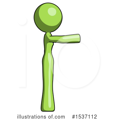 Royalty-Free (RF) Green Design Mascot Clipart Illustration by Leo Blanchette - Stock Sample #1537112