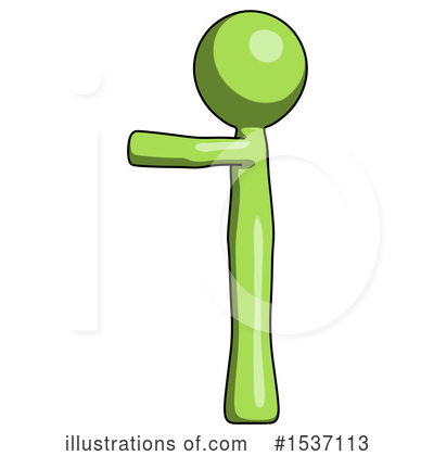 Royalty-Free (RF) Green Design Mascot Clipart Illustration by Leo Blanchette - Stock Sample #1537113