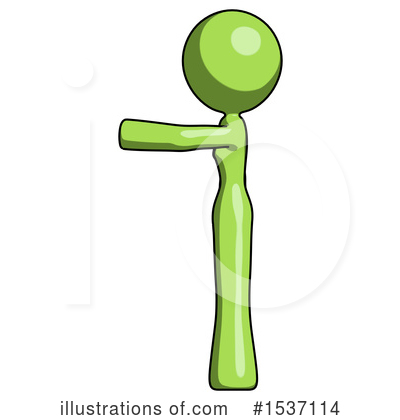 Royalty-Free (RF) Green Design Mascot Clipart Illustration by Leo Blanchette - Stock Sample #1537114