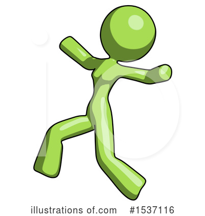 Royalty-Free (RF) Green Design Mascot Clipart Illustration by Leo Blanchette - Stock Sample #1537116