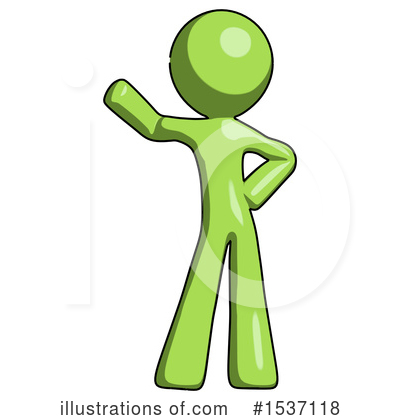 Royalty-Free (RF) Green Design Mascot Clipart Illustration by Leo Blanchette - Stock Sample #1537118