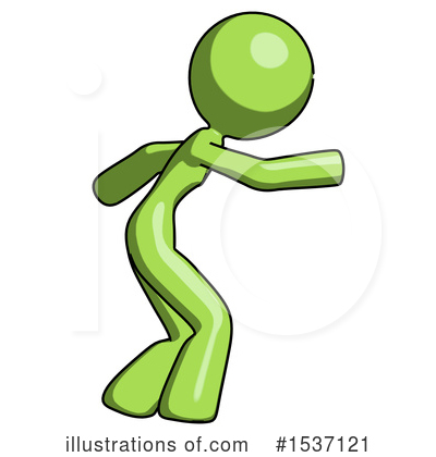 Royalty-Free (RF) Green Design Mascot Clipart Illustration by Leo Blanchette - Stock Sample #1537121