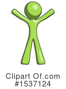 Green Design Mascot Clipart #1537124 by Leo Blanchette