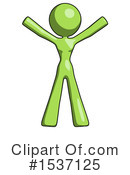 Green Design Mascot Clipart #1537125 by Leo Blanchette