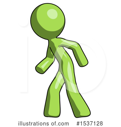 Royalty-Free (RF) Green Design Mascot Clipart Illustration by Leo Blanchette - Stock Sample #1537128