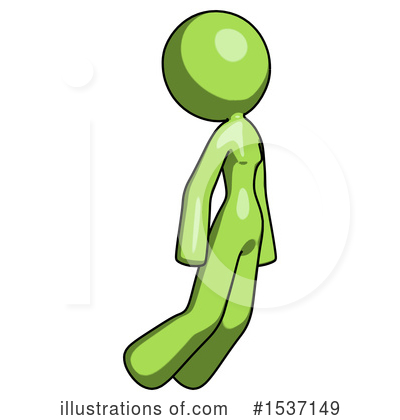 Royalty-Free (RF) Green Design Mascot Clipart Illustration by Leo Blanchette - Stock Sample #1537149
