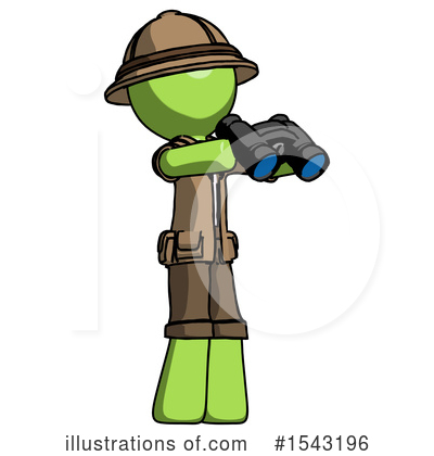 Royalty-Free (RF) Green Design Mascot Clipart Illustration by Leo Blanchette - Stock Sample #1543196