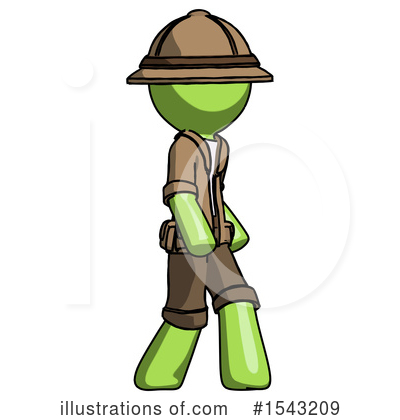 Royalty-Free (RF) Green Design Mascot Clipart Illustration by Leo Blanchette - Stock Sample #1543209