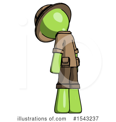 Royalty-Free (RF) Green Design Mascot Clipart Illustration by Leo Blanchette - Stock Sample #1543237