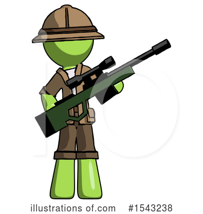 Royalty-Free (RF) Green Design Mascot Clipart Illustration by Leo Blanchette - Stock Sample #1543238