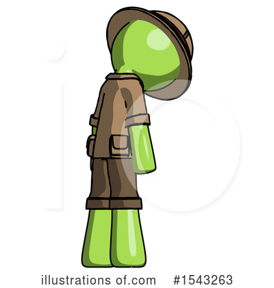 Royalty-Free (RF) Green Design Mascot Clipart Illustration by Leo Blanchette - Stock Sample #1543263