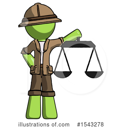 Royalty-Free (RF) Green Design Mascot Clipart Illustration by Leo Blanchette - Stock Sample #1543278