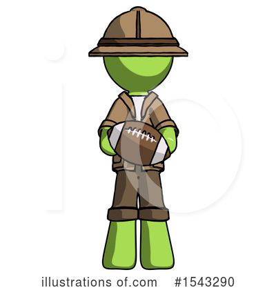 Royalty-Free (RF) Green Design Mascot Clipart Illustration by Leo Blanchette - Stock Sample #1543290