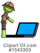 Green Design Mascot Clipart #1543303 by Leo Blanchette