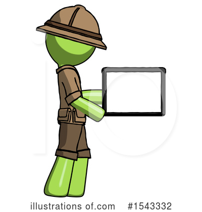 Royalty-Free (RF) Green Design Mascot Clipart Illustration by Leo Blanchette - Stock Sample #1543332