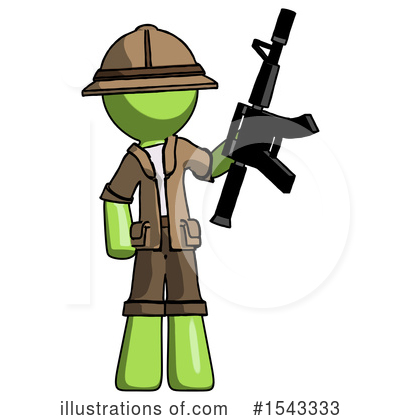 Royalty-Free (RF) Green Design Mascot Clipart Illustration by Leo Blanchette - Stock Sample #1543333