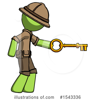 Royalty-Free (RF) Green Design Mascot Clipart Illustration by Leo Blanchette - Stock Sample #1543336