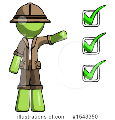 Royalty-Free (RF) Green Design Mascot Clipart Illustration by Leo Blanchette - Stock Sample #1543350