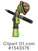 Green Design Mascot Clipart #1543376 by Leo Blanchette