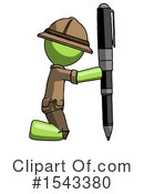 Green Design Mascot Clipart #1543380 by Leo Blanchette
