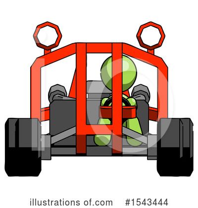 Royalty-Free (RF) Green Design Mascot Clipart Illustration by Leo Blanchette - Stock Sample #1543444