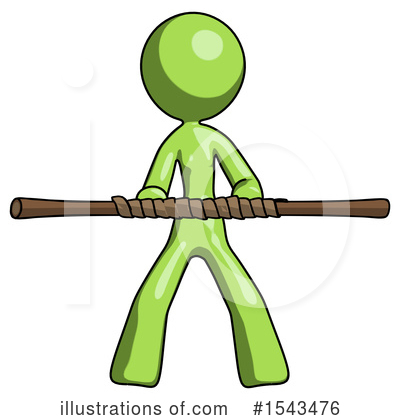 Royalty-Free (RF) Green Design Mascot Clipart Illustration by Leo Blanchette - Stock Sample #1543476