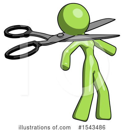 Royalty-Free (RF) Green Design Mascot Clipart Illustration by Leo Blanchette - Stock Sample #1543486