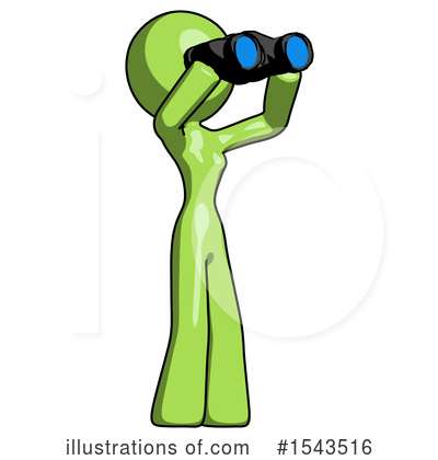 Royalty-Free (RF) Green Design Mascot Clipart Illustration by Leo Blanchette - Stock Sample #1543516