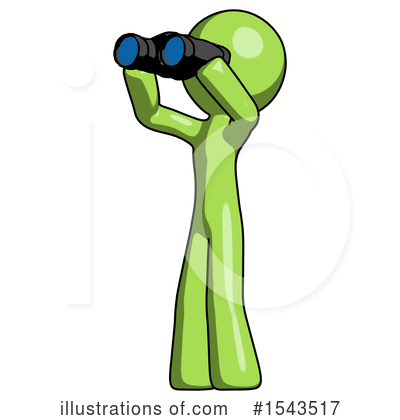 Royalty-Free (RF) Green Design Mascot Clipart Illustration by Leo Blanchette - Stock Sample #1543517