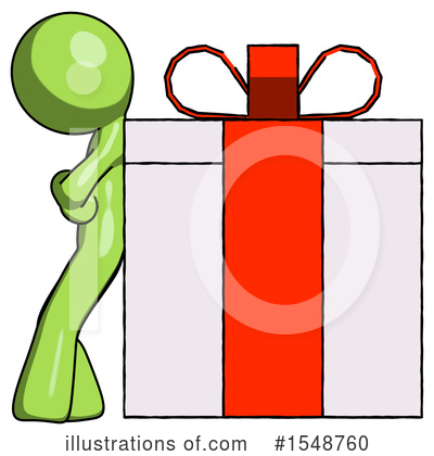 Royalty-Free (RF) Green Design Mascot Clipart Illustration by Leo Blanchette - Stock Sample #1548760