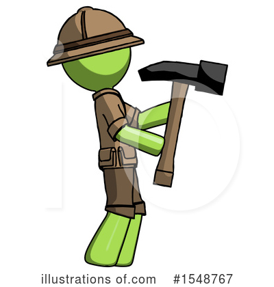 Royalty-Free (RF) Green Design Mascot Clipart Illustration by Leo Blanchette - Stock Sample #1548767