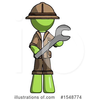 Royalty-Free (RF) Green Design Mascot Clipart Illustration by Leo Blanchette - Stock Sample #1548774